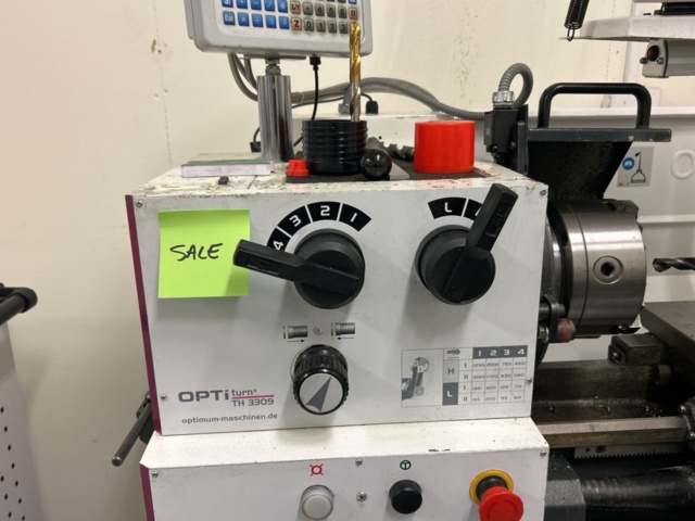 1360980-5 Svarv med verktygsvagn och tillbehör - Optimum TH 3309D -2022