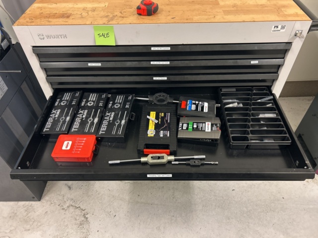 1360980-17 Svarv med verktygsvagn och tillbehör - Optimum TH 3309D -2022