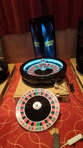 1380497-1 Roulette wheel & display + Extra wheel head - TCS John Huxley (2014)
