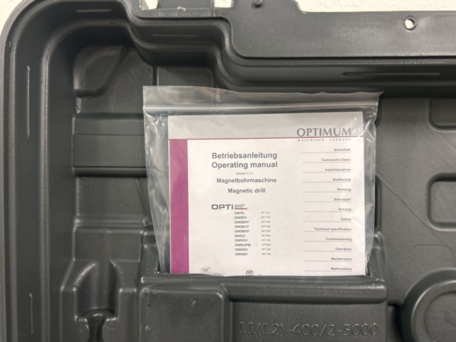 1360985-3 Magnetisk kärnborrmaskin - Optimum DM50 -2024