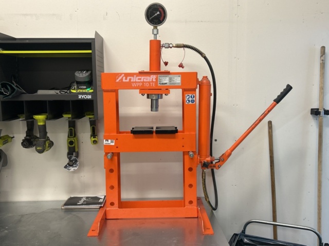 1360987-1 Hydraulisk verkstadspress - Unicraft WPP 10 TE