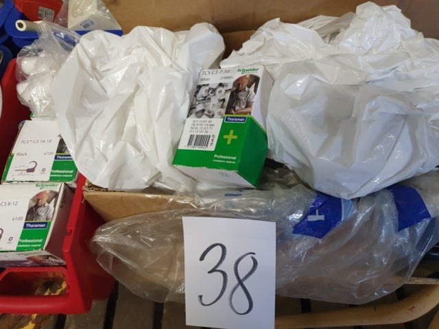 1381170-6 Large amount of different electrical installation materials