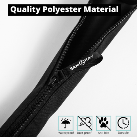 1381527-3 Cable collector, 30 pcs - Samaray Procord, black