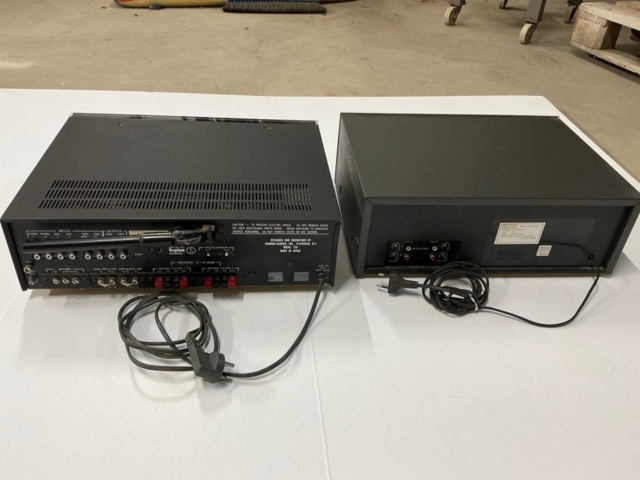1376362-7 Car radio, stereo power amplifier, speakers older models + Harman Kardon