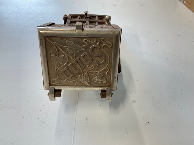 1376376-7 Cast iron cannon & cast iron front for stove