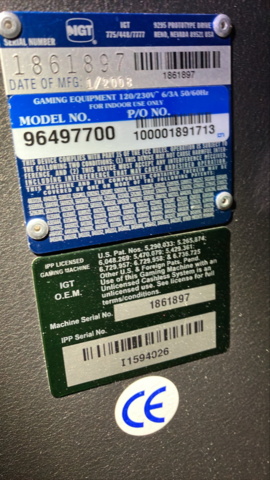 1380659-2 Slot machine IGT Trimline – Mystical mermaid (2008)