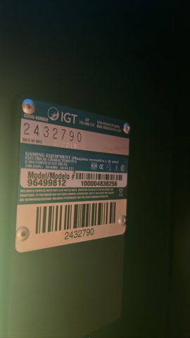 1380722-2 Slot machine IGT Crystal curve – Ocean magic grand (2018)