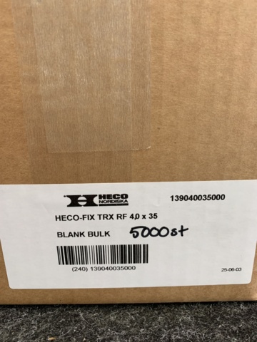 1381448-2 5000 wood screws HECO-FIX TRX RF 4.0 x 35