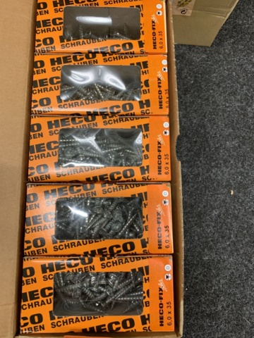 1381611-3 6 st förpackningar träskruv H-FIX TFX PLUS 6,0 x 35, HECO