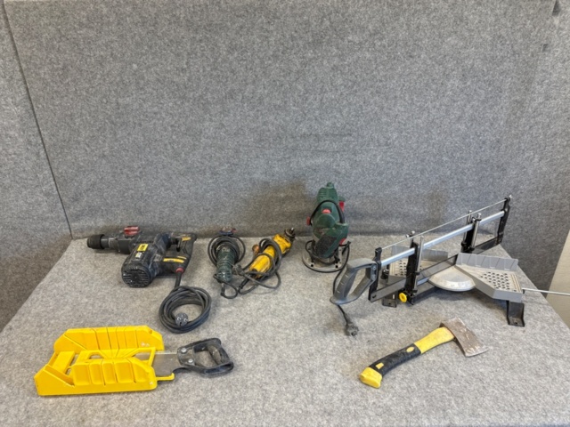 1356611-1 Impact drill, angle grinder, router, miter saw, jointer