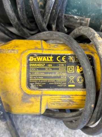 1356611-5 Impact drill, angle grinder, router, miter saw, jointer