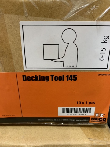 1381693-2 Tralljigg & Bits till "Decking tool 145"