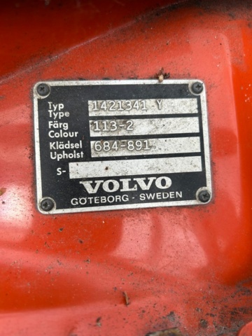 1382041-44 Volvo 142 2.0 Manual, 82hp, 1973