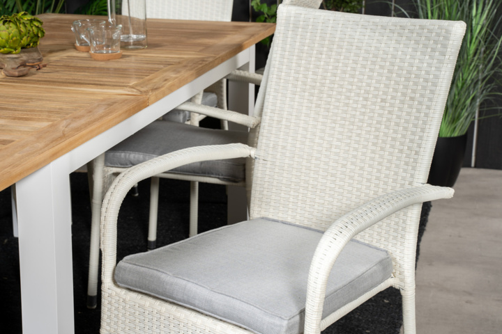 1382319-2 Anna stapelbar stol utomhus 6 st, ink dynor