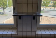 1382560 Rostfria hyllor, 4 st