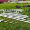 1381599-1 Construction equipment, 3 phase cables, straightedges, ladders, water hose