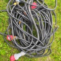 1381599-5 Construction equipment, 3 phase cables, straightedges, ladders, water hose