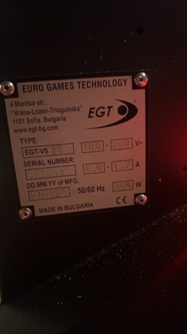 1380795-4 Slot machine EGT G32/32 VIP – Red General (2023) + VIP chair