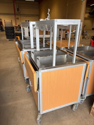 1357484-8 Serveringsvagnar/buffévagnar 5 st