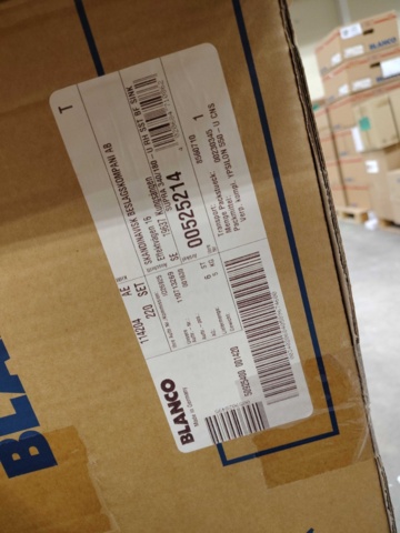 1369653-2 DIskho - Blanco Supra 340/180-U, Rostfritt stål, höger