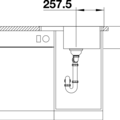 1369648-6 Sink - Blanco Lemis 45 S-IF Mini, Stainless steel