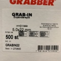 1383350-2 5 st Förpackningar Expanderspik 5.0x22mm, Grabber