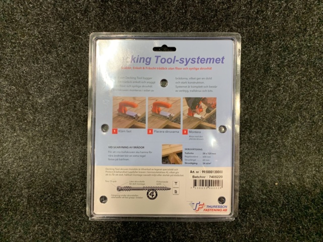 1383667-2 Tralljigg "Decking tool", Thuresson Fastening