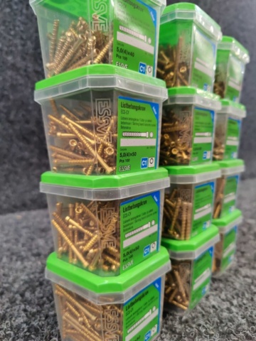 1383959-7 12 st Förpackningar Listbetongskruv, Essve