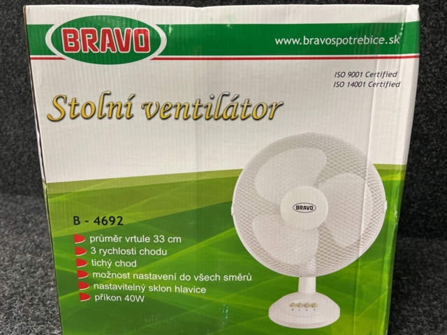 1385217-3 2 st bordsfläktar BRAVO B4692