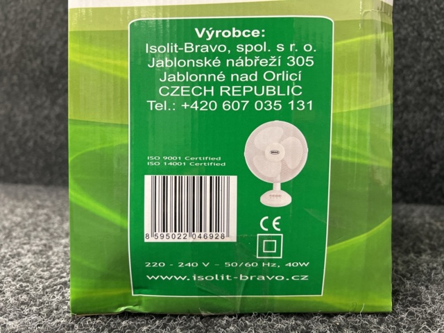 1385235-4 2 table fans BRAVO B4692