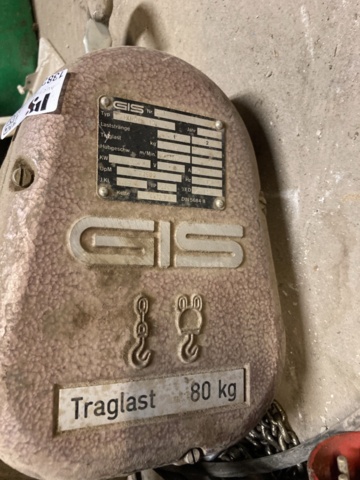 1382870-5 Chain hoist - GIS Handy 80