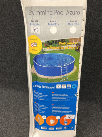 1385139-3 Pool Mountfield Azuro 3,6x0,9m med Stege