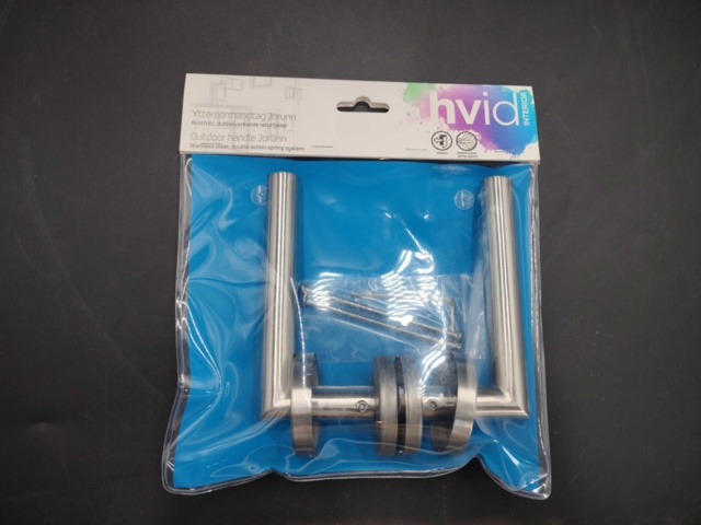 1322392-2 Exterior door handle, 2 pcs, Hvid Interior Jorunn