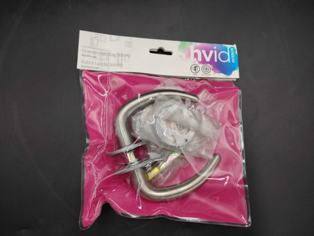 1313928-2 Interior door handle, 4 Hvid Interior Solveig