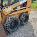 1382930-20 Case 1840 Skid Steer Loader with Two Buckets and Forks