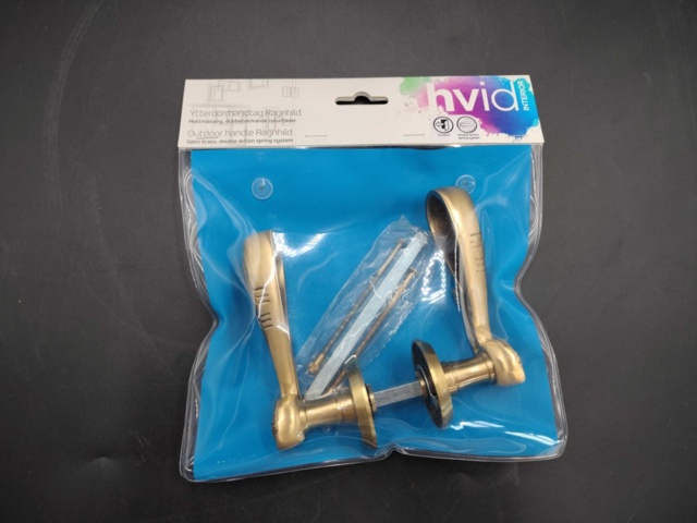 1322687-2 Ytterdörrhandtag, 20 st, Hvid Interior Ragnhild