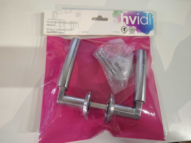 1313712-2 Interior door handle, 10 pcs, Hvid Interior Estrid