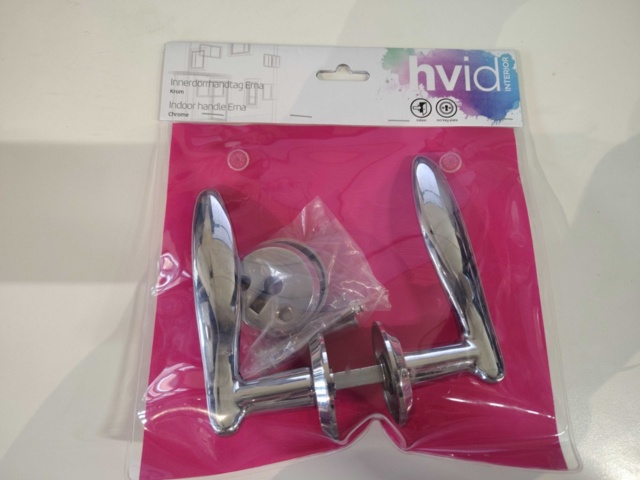 1313676-2 Interior door handle, 10 pcs, Hvid Interior Erna