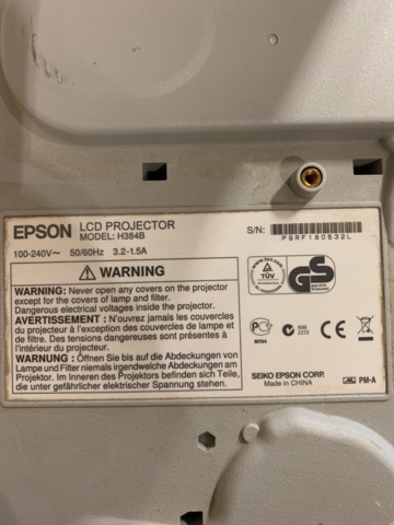 1354624-5 Projector Epson H384B