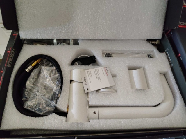 1387628-2 Blandare - iCrolla Venedig vit, utdragbar pip, 6977 BSV B