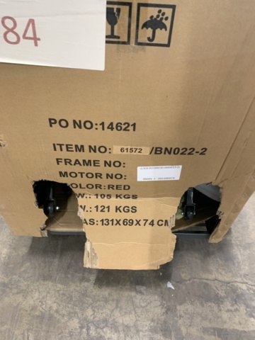 1386673-4 Walking Scooter Eco Zone - Red 800W