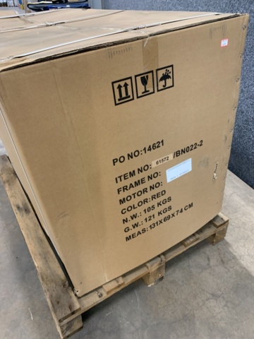 1386673-9 Walking Scooter Eco Zone - Red 800W