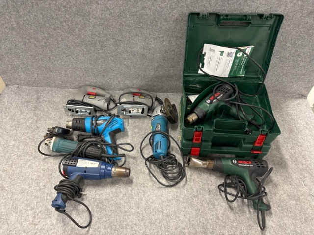 1367440-1 Värmepistoler, sticksågar, vinkelslipar