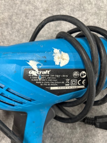 1367440-8 Värmepistoler, sticksågar, vinkelslipar