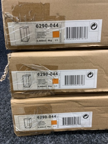 1388003-3 3 st Multi Cube Tenzo Valnöt