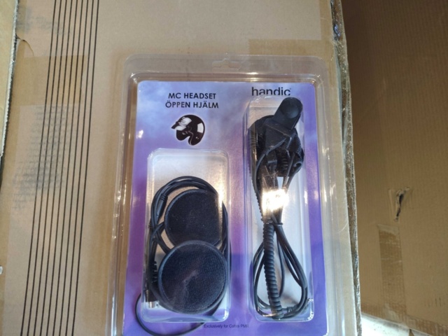 1388209-2 MC-Headset, 10 st - Cobra, bullerdämpad mikrofon - Frakt ingår