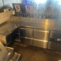 1325782-1 Refrigerated counter with cooling trough