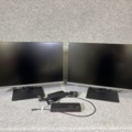 1386814-1 IPS monitors 27" x2 units - Samsung - incl. docking station