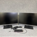 1386814-17 IPS monitors 27" x2 units - Samsung - incl. docking station