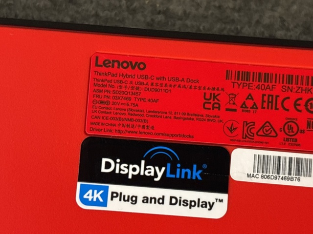 1386814-14 IPS monitors 27" x2 units - Samsung - incl. docking station